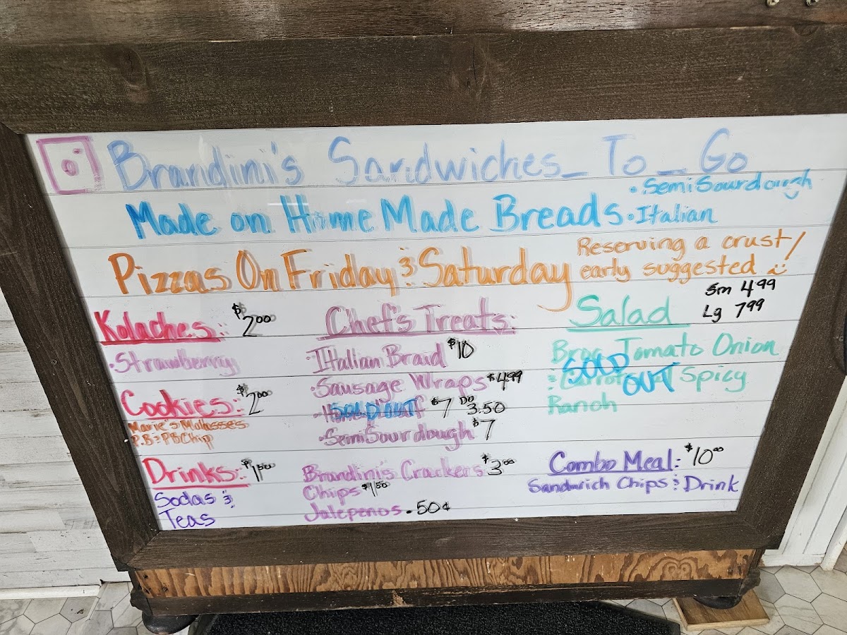 Brandini's Sandwiches To Go Photo Menu 3