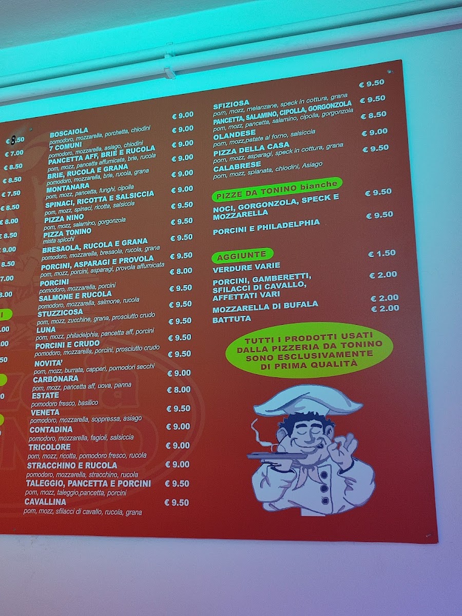 Pizzeria da Tonino Photo Menu 2