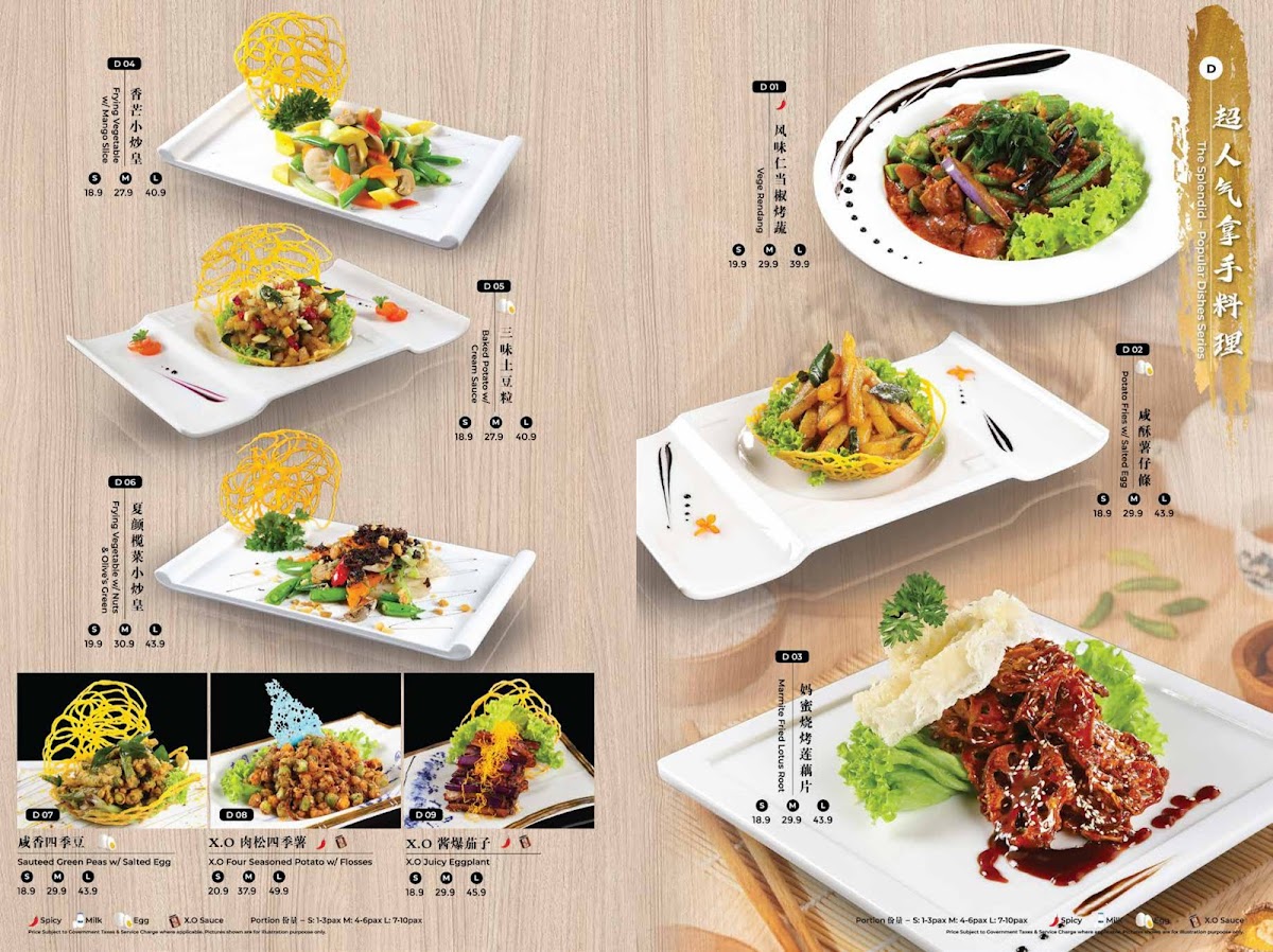 LVC Vege Restaurant 创意林镇藩料理坊 Photo Menu 2