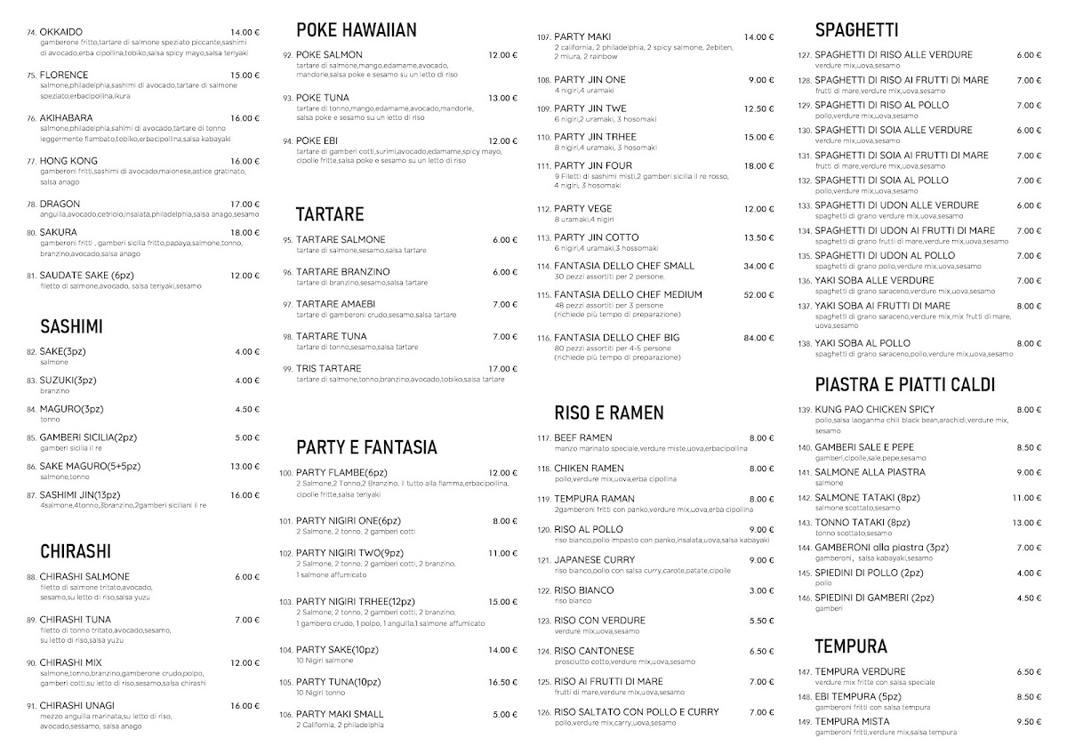 Jin Sushi Photo Menu 8