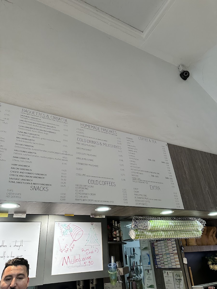 Enfield Town Park Cafe Photo Menu 2