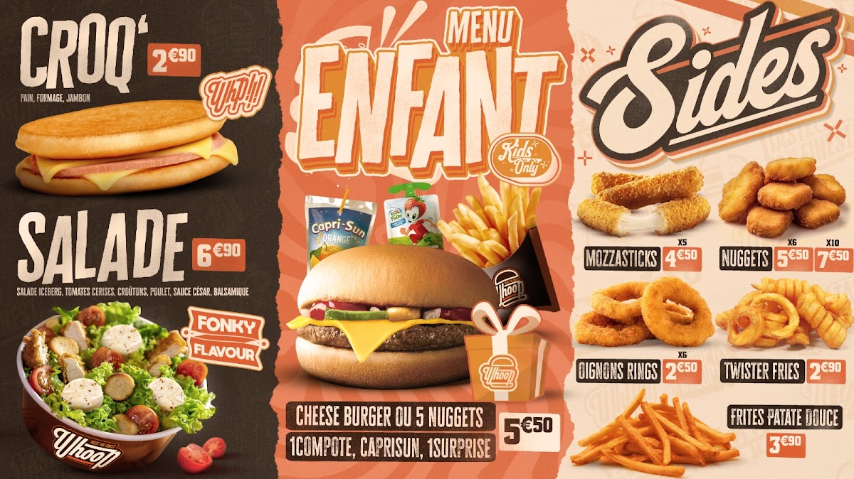 Whoop Burger Paris 14 Photo Menu 1