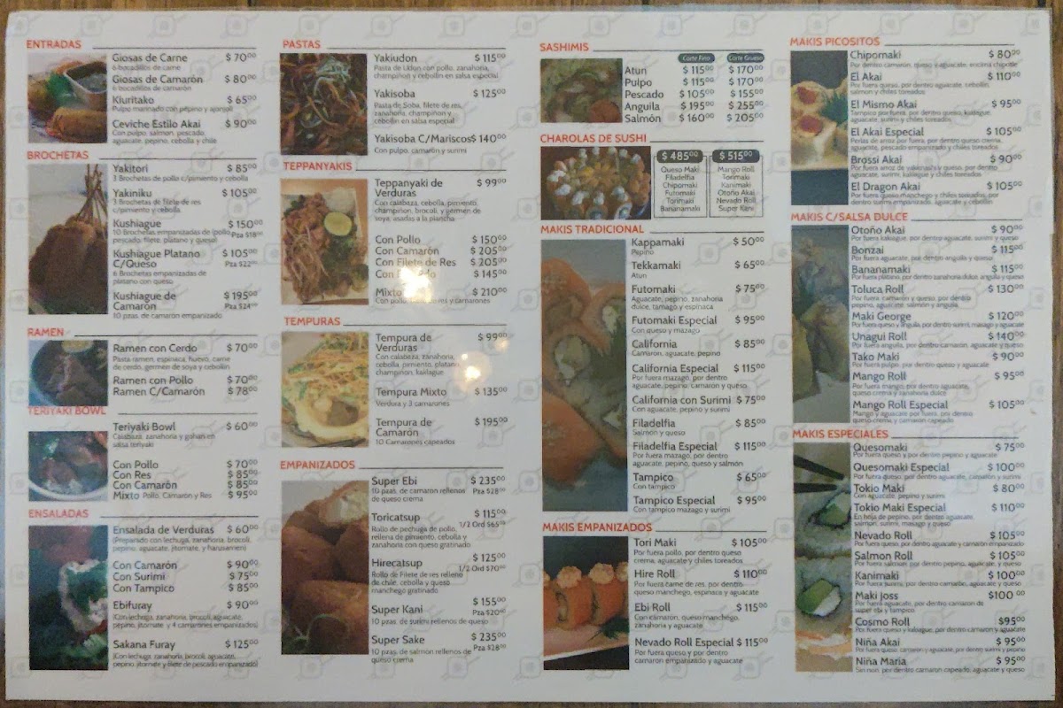 Sushi Akai Photo Menu 1