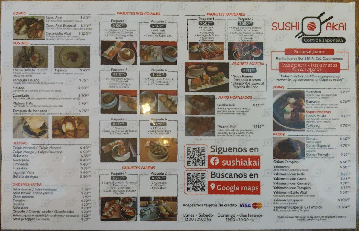 Sushi Akai Photo Menu 2