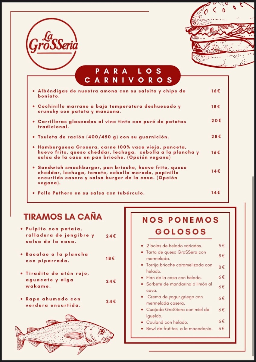 La GroSSeria Photo Menu 1