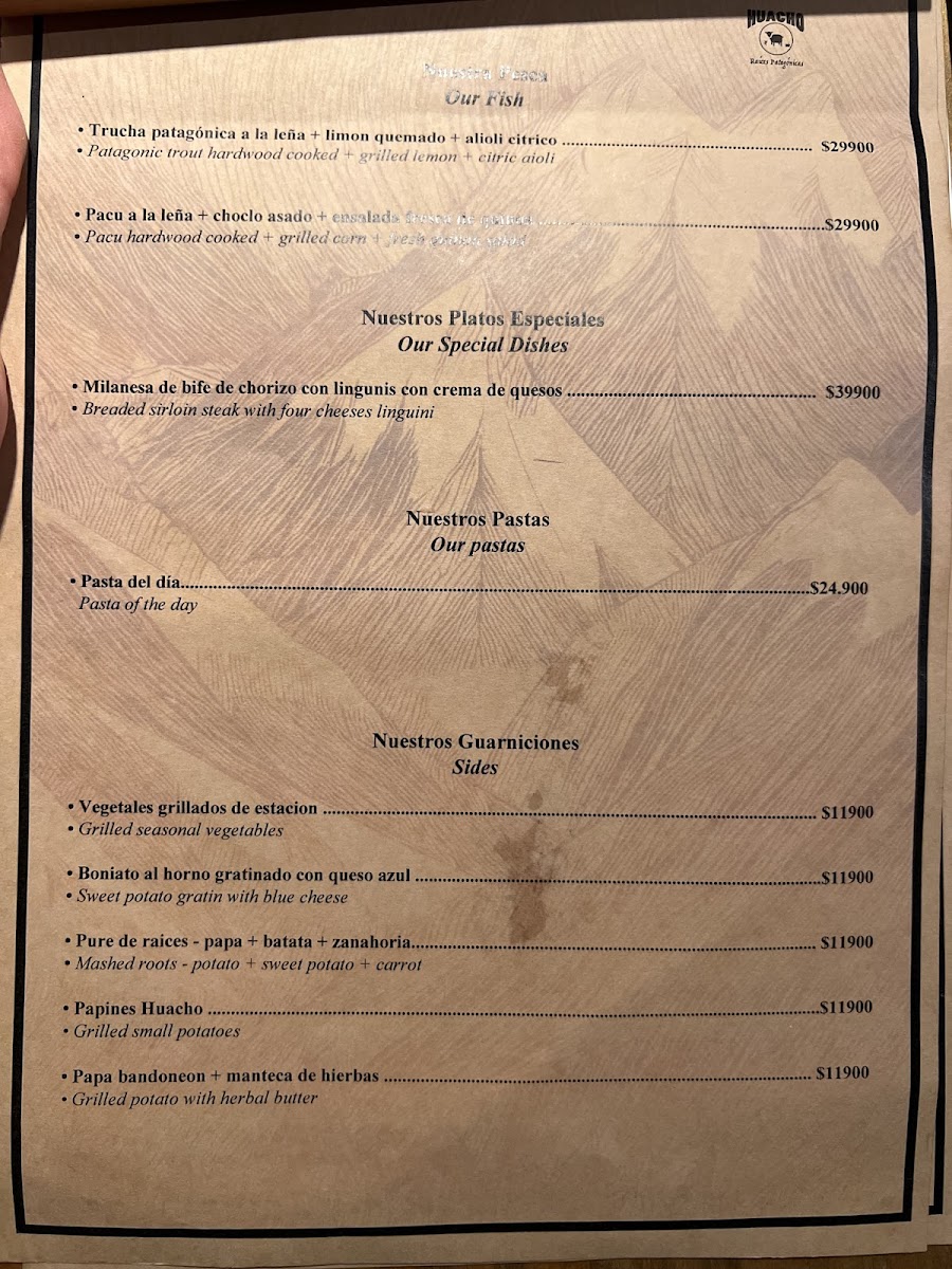 Huacho Photo Menu 9