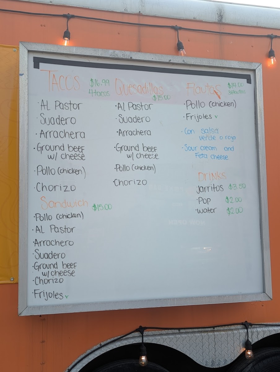 Tacos Los Bandidos Photo Menu 1