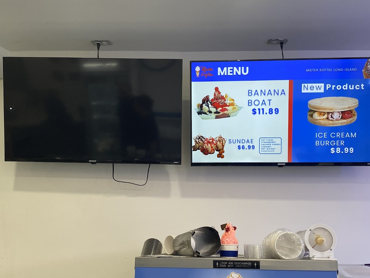 MR SOFTEE STORE / HAMPTONS SOFT ICE CREAM INC Photo Menu 5