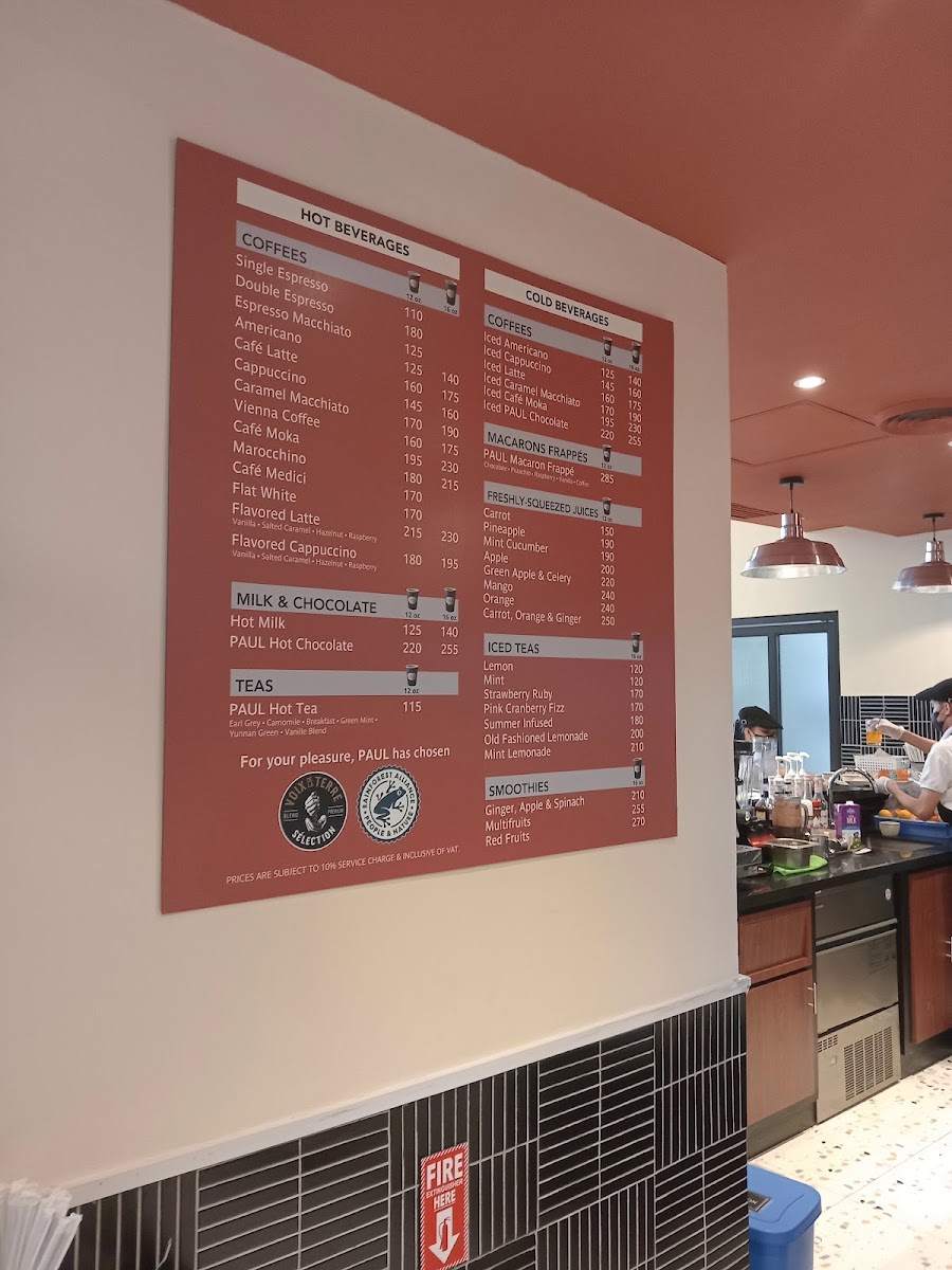 Paul Le Café Photo Menu 8