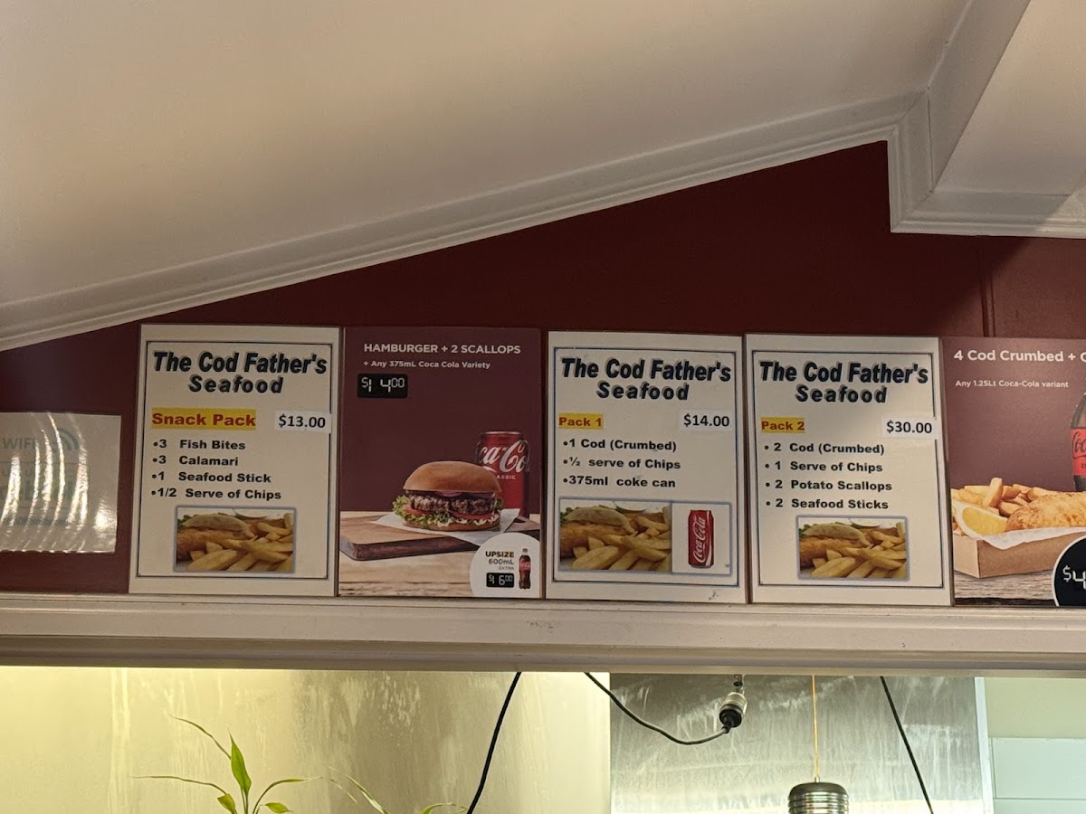 The Cod Father Photo Menu 6