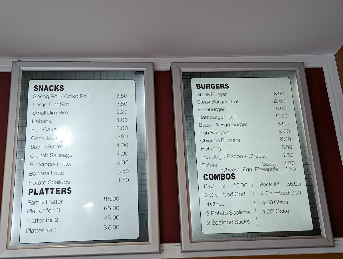 The Cod Father Photo Menu 9