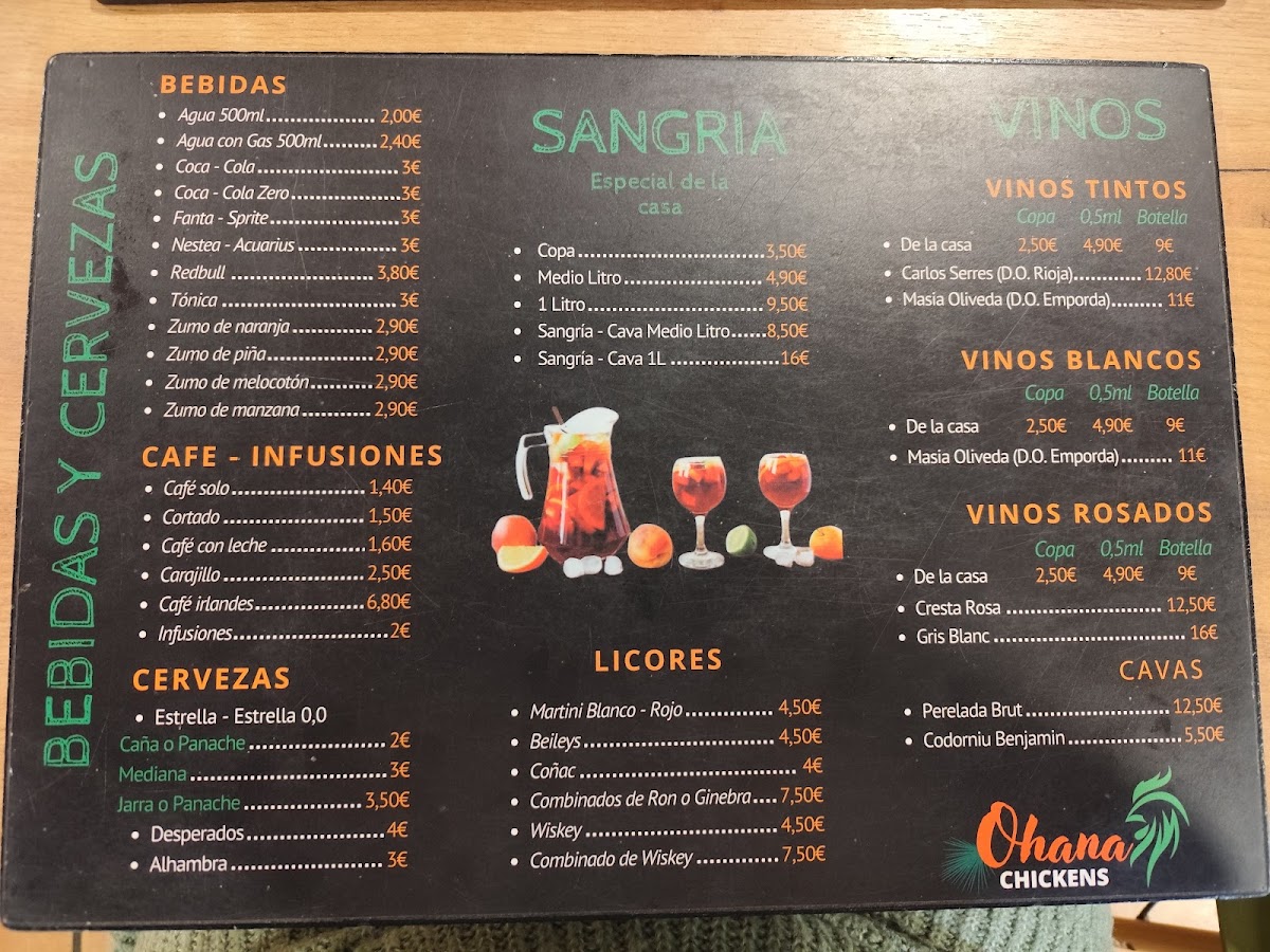 Restaurant Ohana Chickens Photo Menu 1