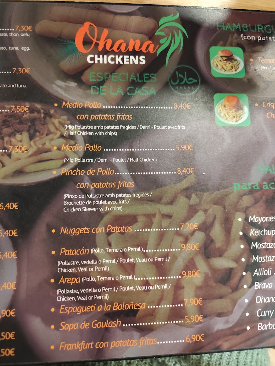 Restaurant Ohana Chickens Photo Menu 10