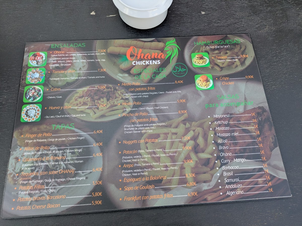 Restaurant Ohana Chickens Photo Menu 3