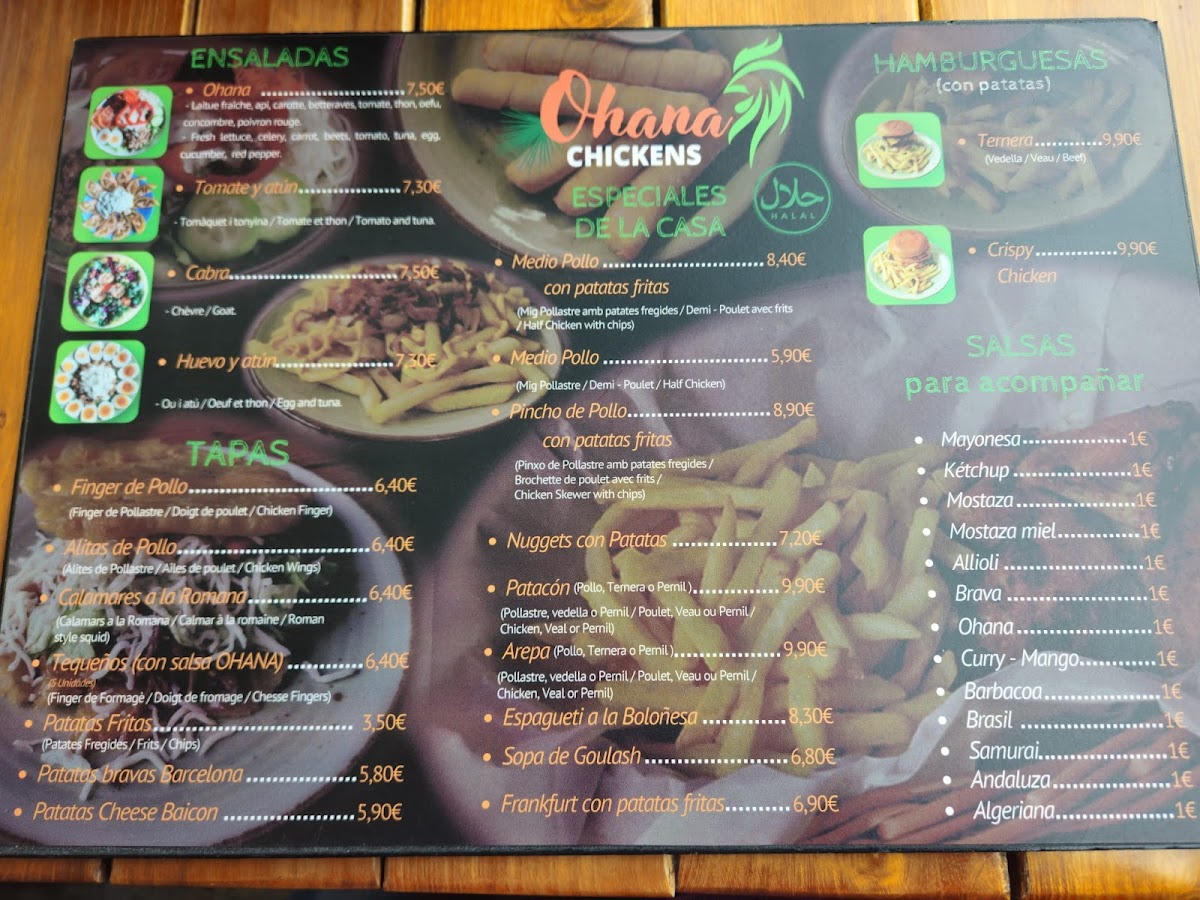 Restaurant Ohana Chickens Photo Menu 4