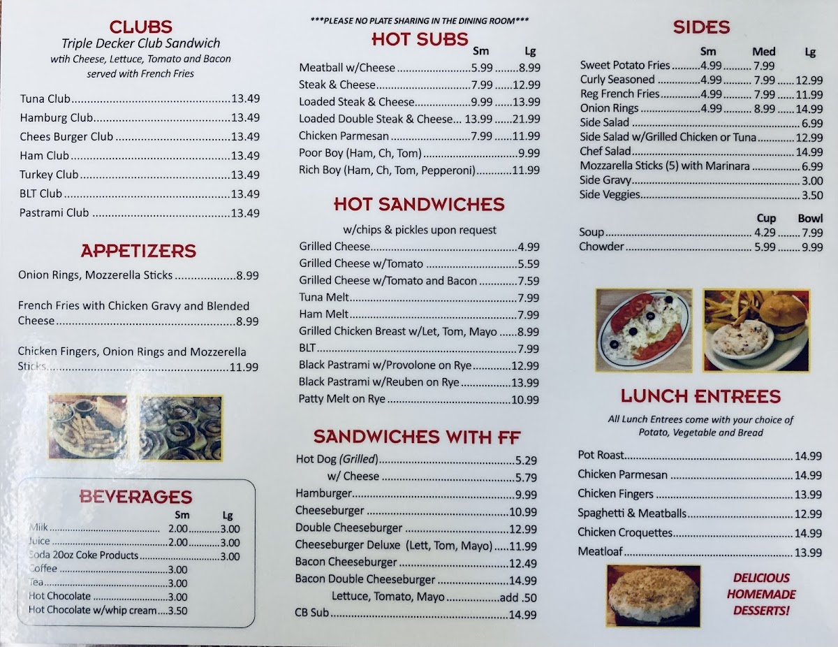 Auto Mile Diner Photo Menu 3