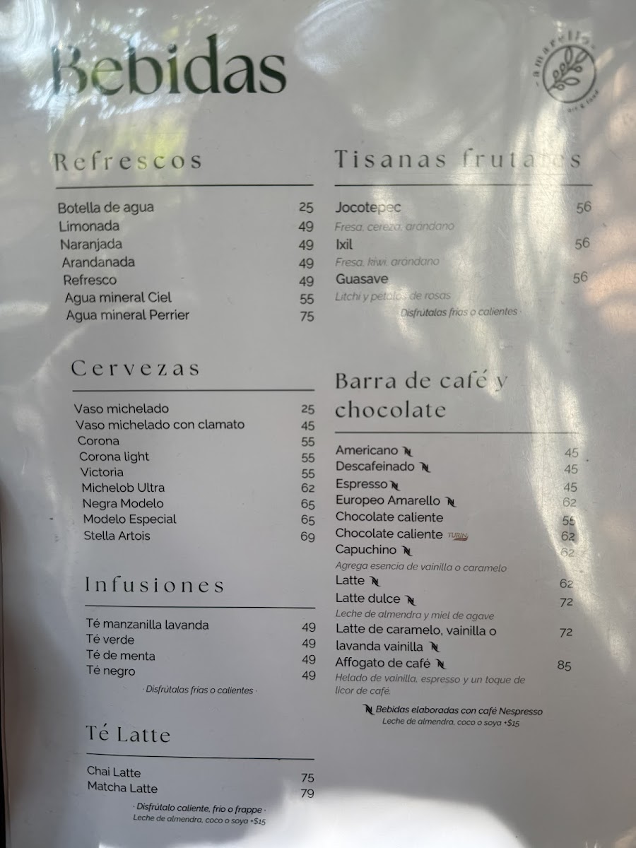 Amarello Arbide Photo Menu 3