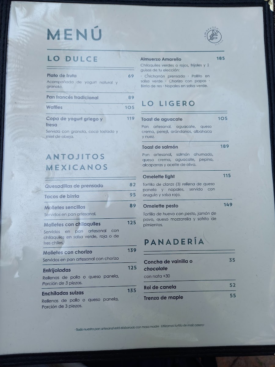 Amarello Arbide Photo Menu 8