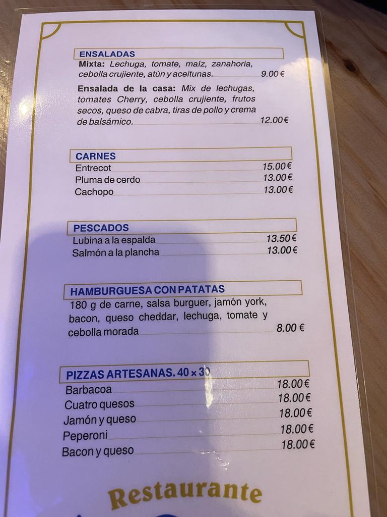 Le Bistró Photo Menu 5