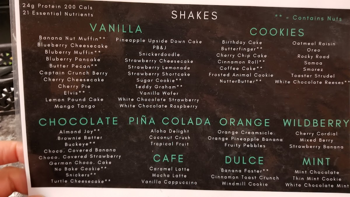 Encore Nutrition Photo Menu 4