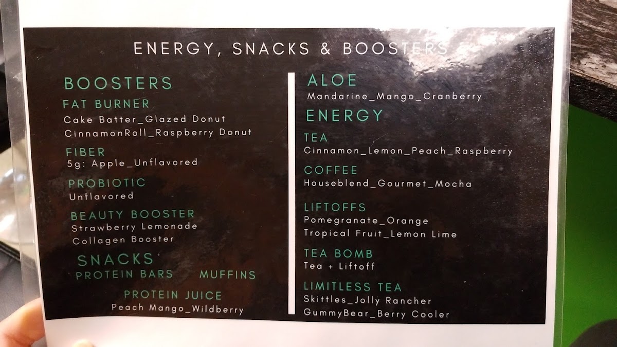 Encore Nutrition Photo Menu 5