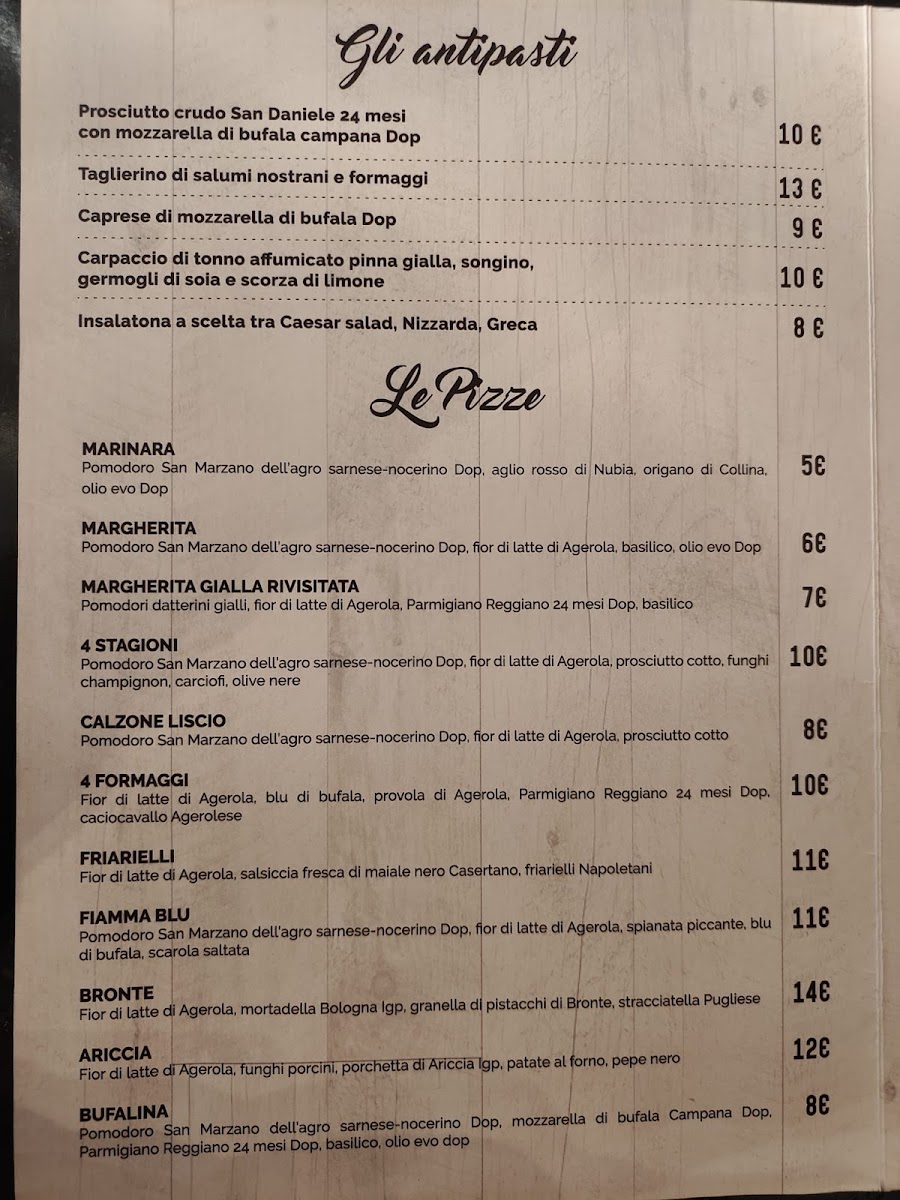 Il Decimo Miglio Photo Menu 2