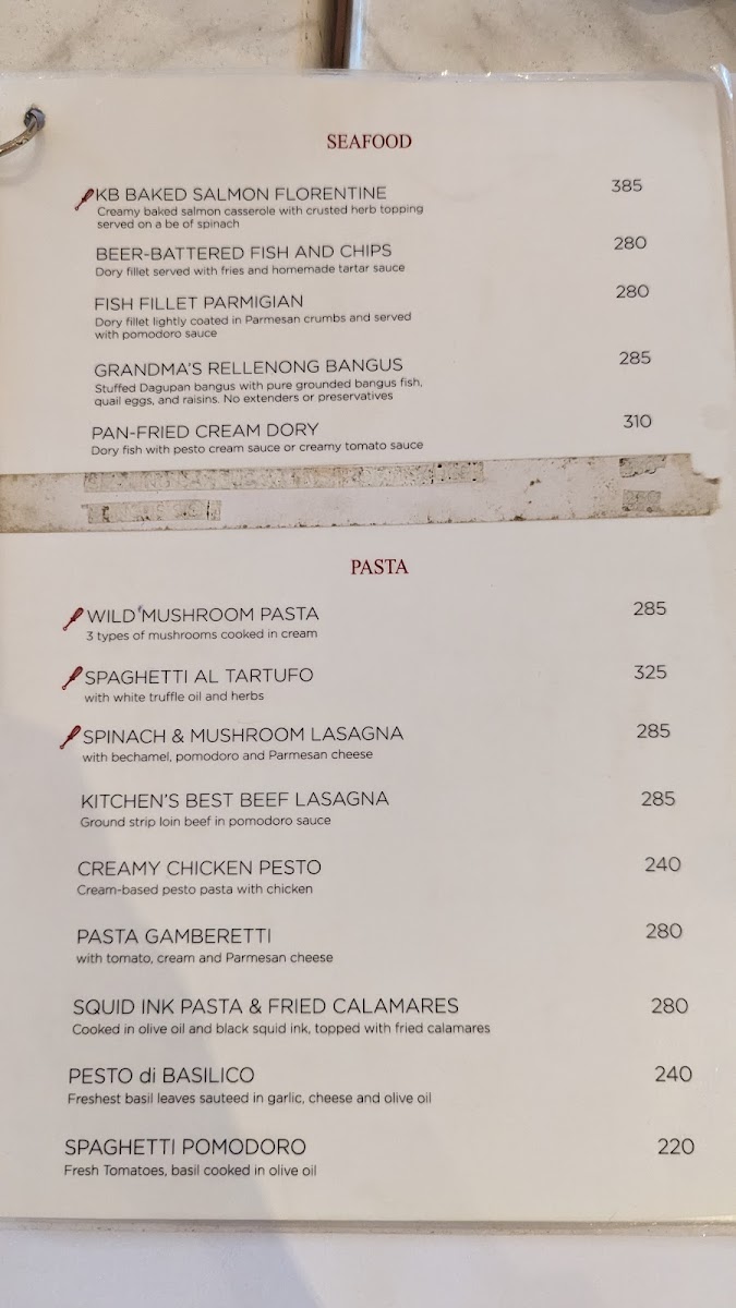 Kitchen's Best Photo Menu 1