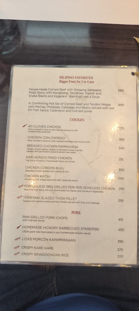 Kitchen's Best Photo Menu 5