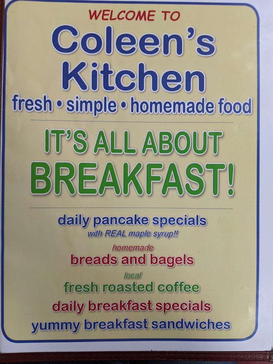 Coleen's Kitchen Photo Menu 7