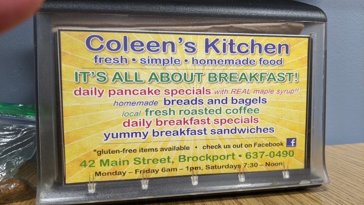 Coleen's Kitchen Photo Menu 8