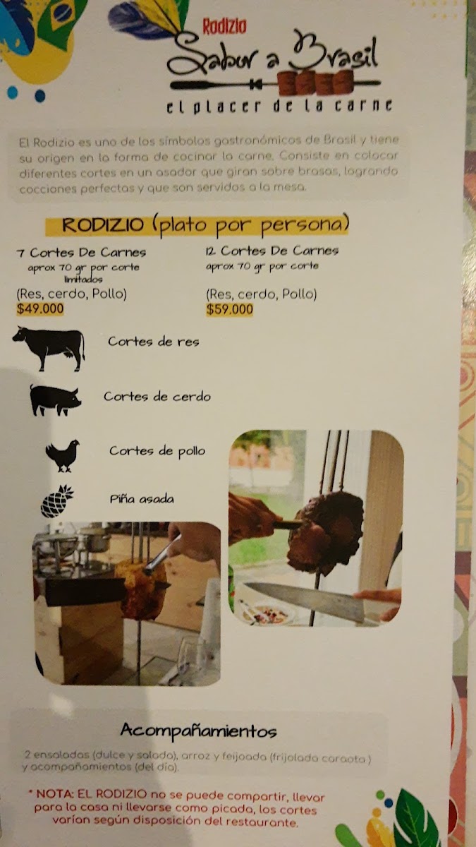 Rodizio Sabor a Brasil Photo Menu 6