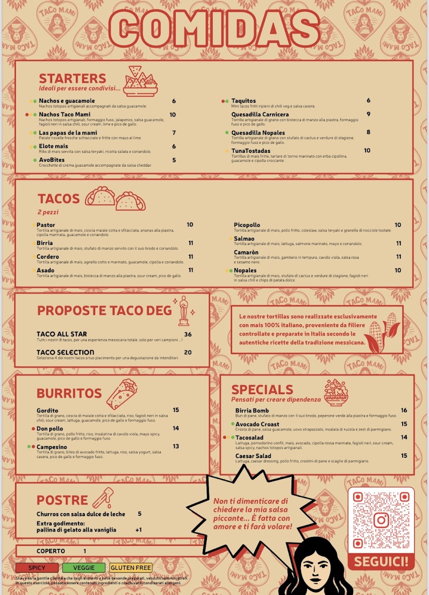 TACO MAMI Photo Menu 1
