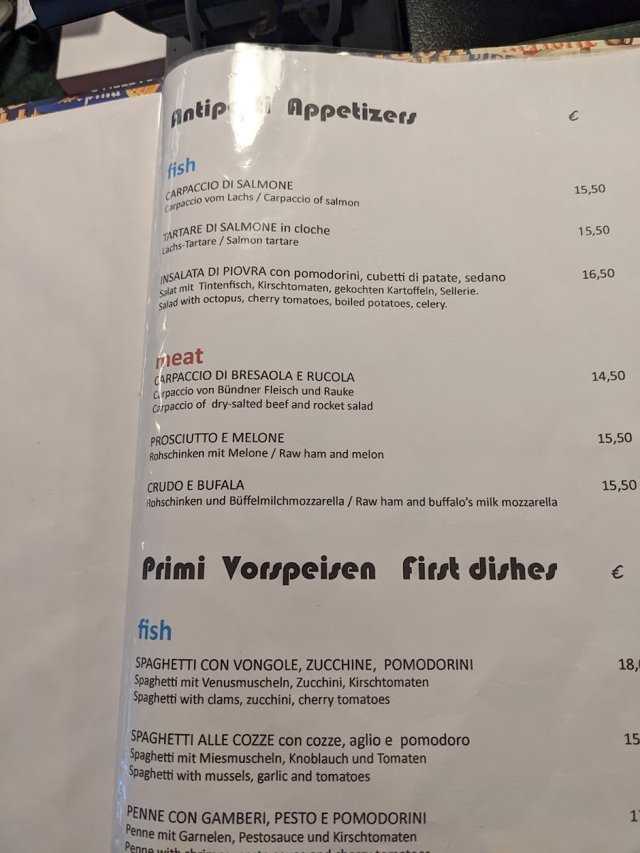 Ristorante Al Mare @Union Lido Mare Photo Menu 7