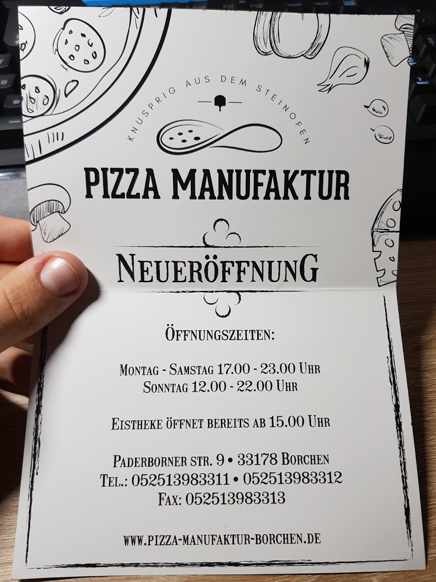 Pizza Manufaktur Photo Menu 1