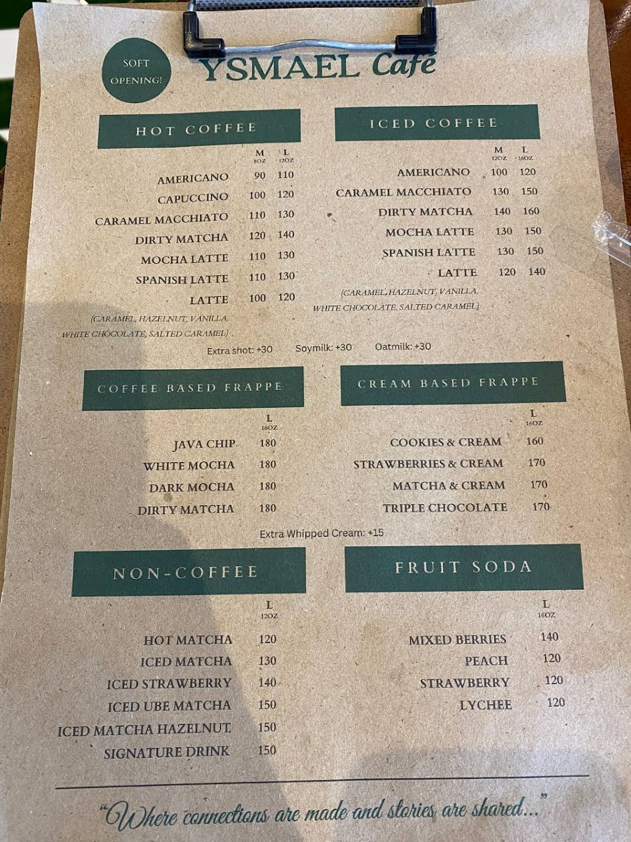 YSMAEL Kitchen x Bar x Café Photo Menu 4