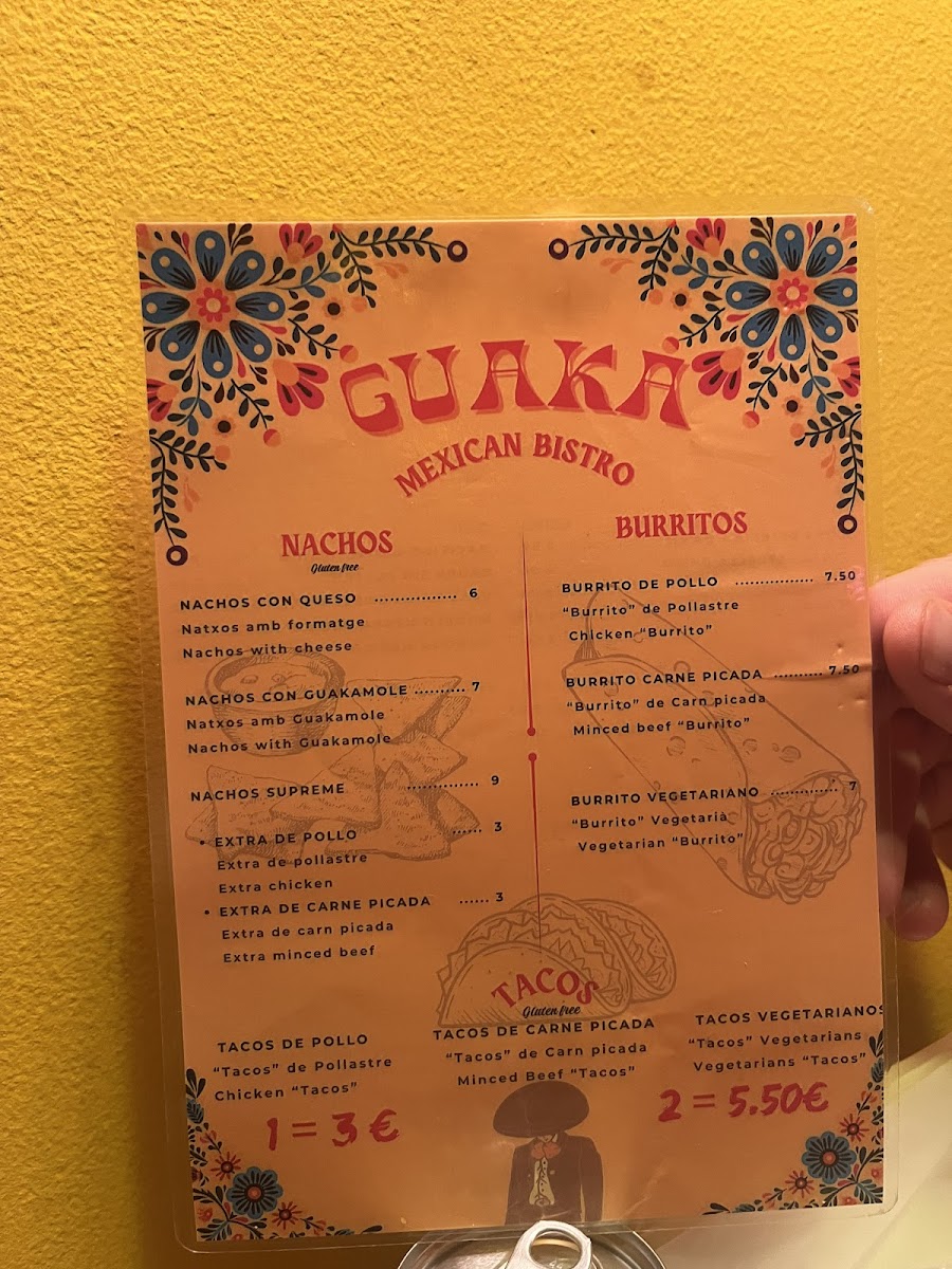 GUAKA Mexican Bistro Photo Menu 3