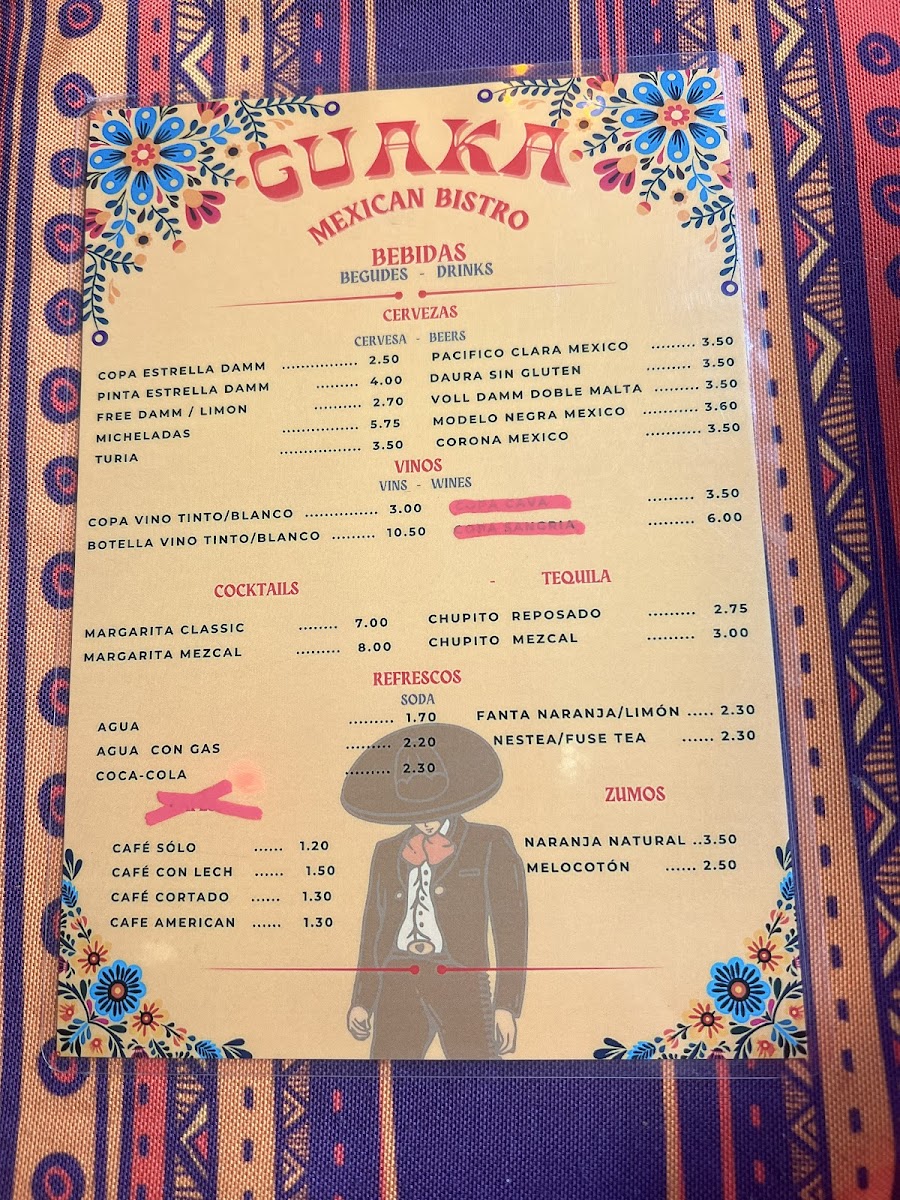 GUAKA Mexican Bistro Photo Menu 4
