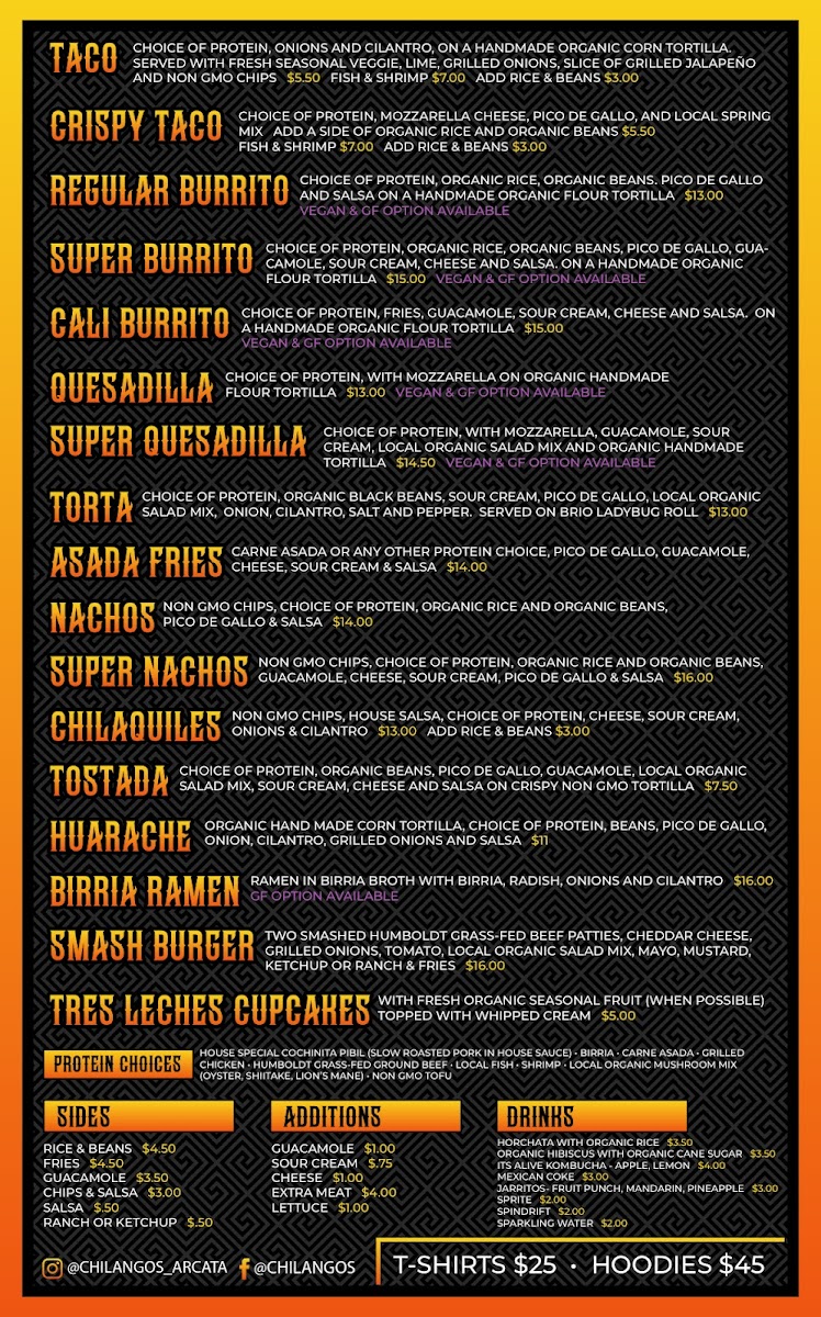 Chilango’s Photo Menu 2