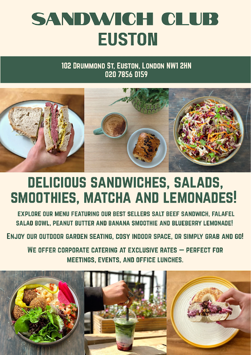 Sandwich Club Euston Photo Menu 2