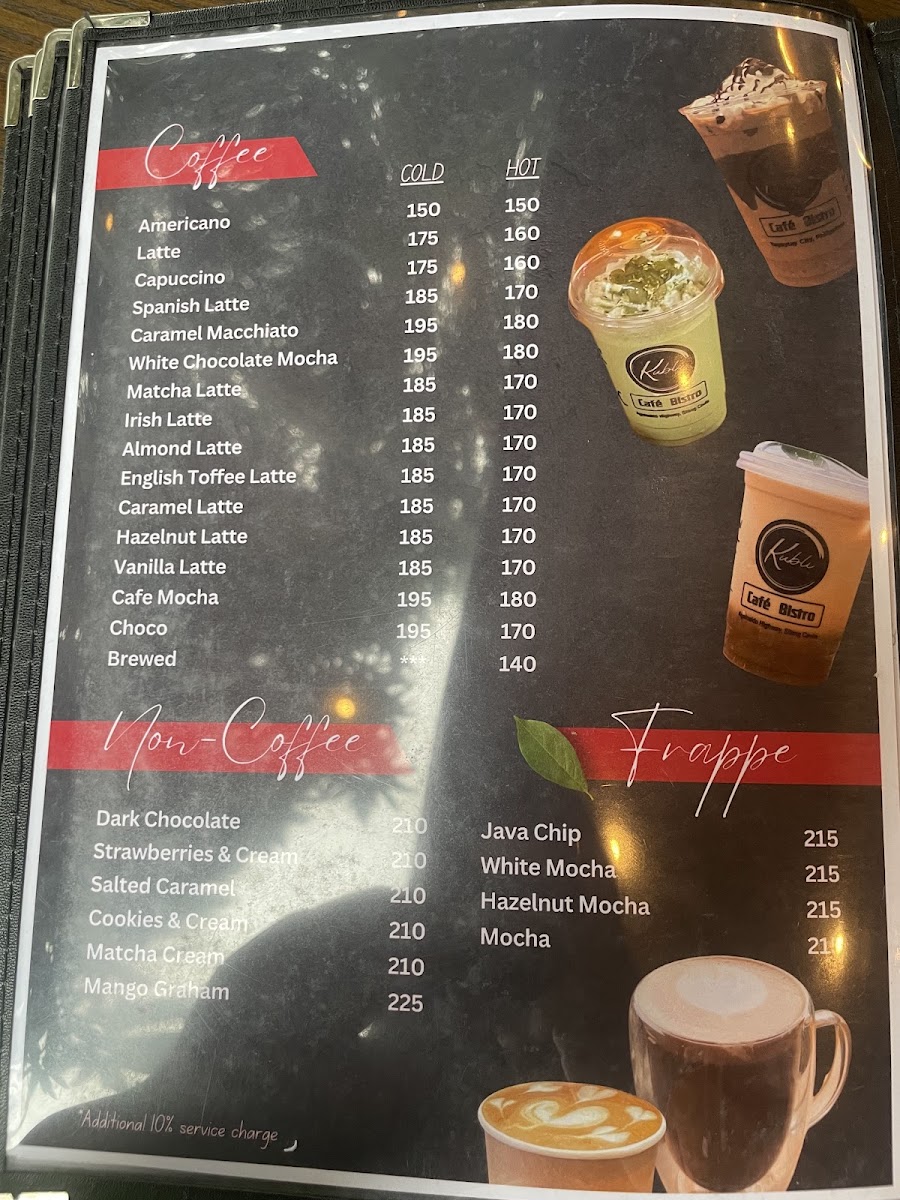 Kubli Café Bistro - General Trias, Cavite Photo Menu 8