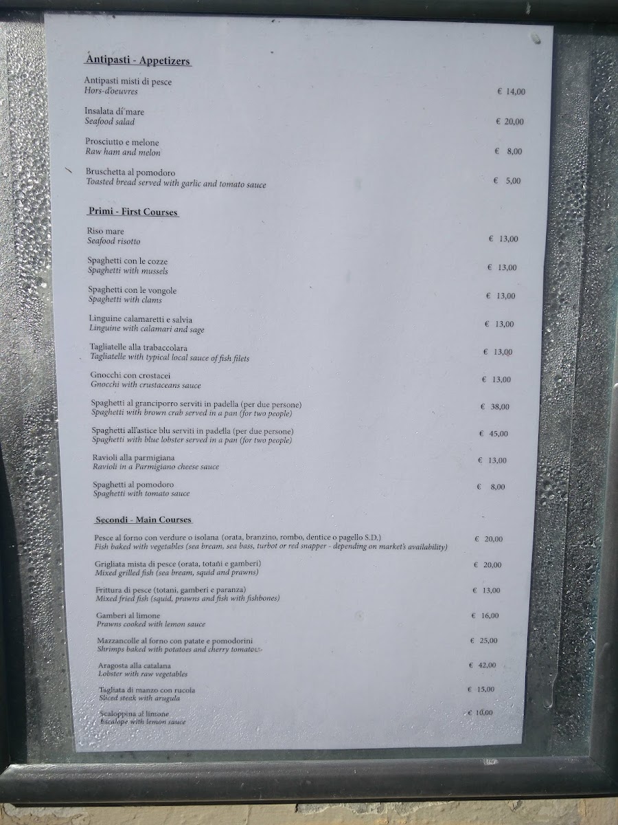 Ristorante Cabreo Photo Menu 1