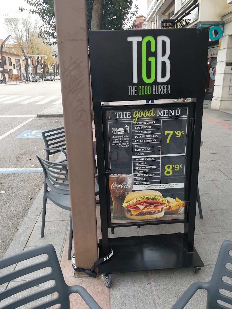 TGB - The Good Burger Photo Menu 2