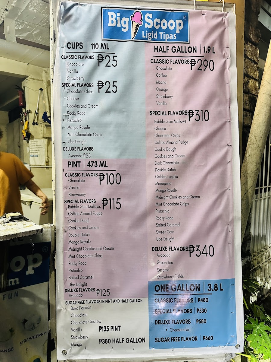 GJJ Everything Frozen Ligid Tipas (We sell Big Scoop Ice Cream) Photo Menu 2