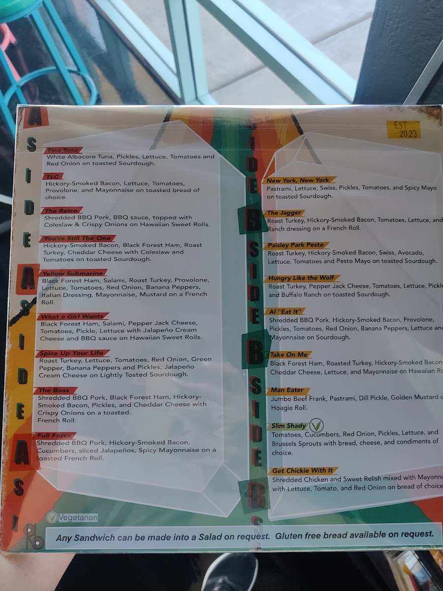 Retro’s Subs & Brews Photo Menu 5