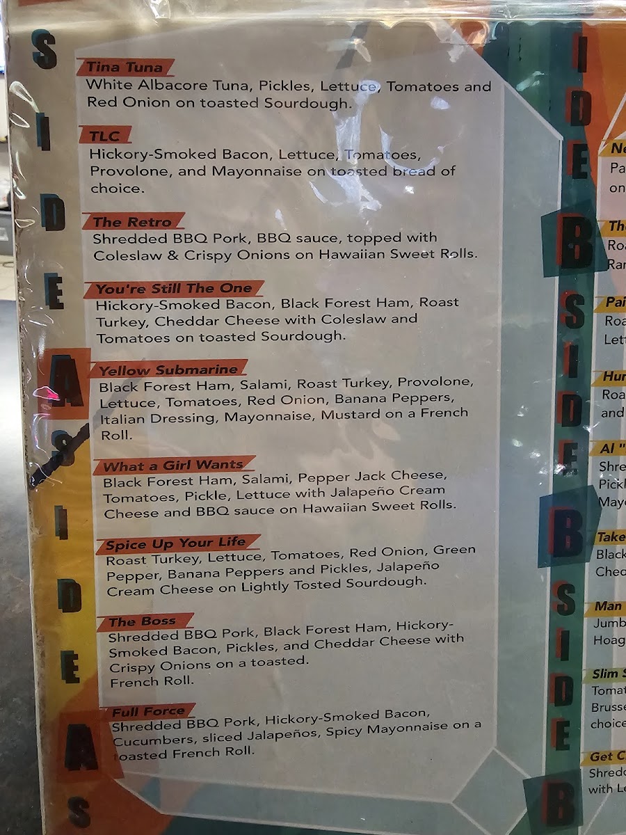 Retro’s Subs & Brews Photo Menu 6