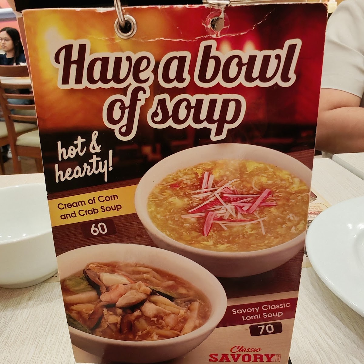 Classic Savory Gmall Photo Menu 2