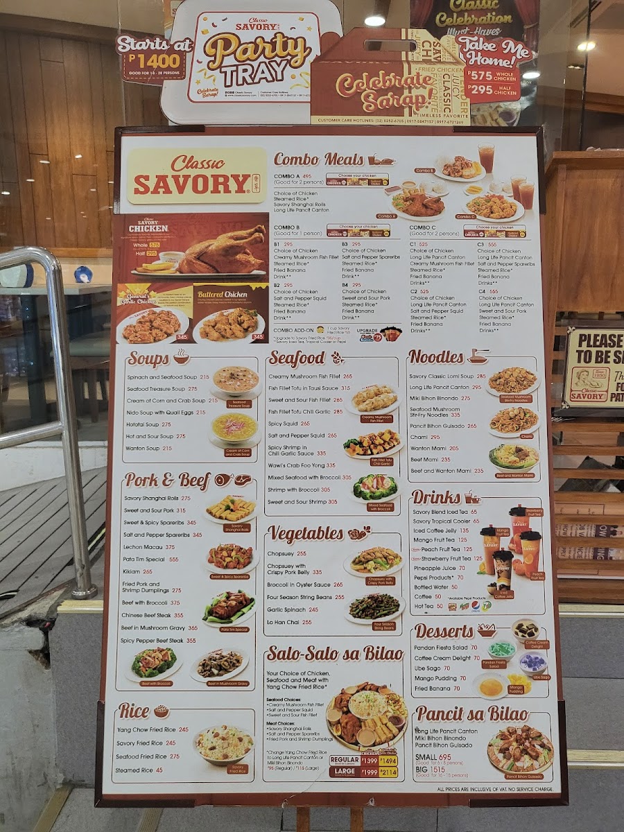 Classic Savory Gmall Photo Menu 4
