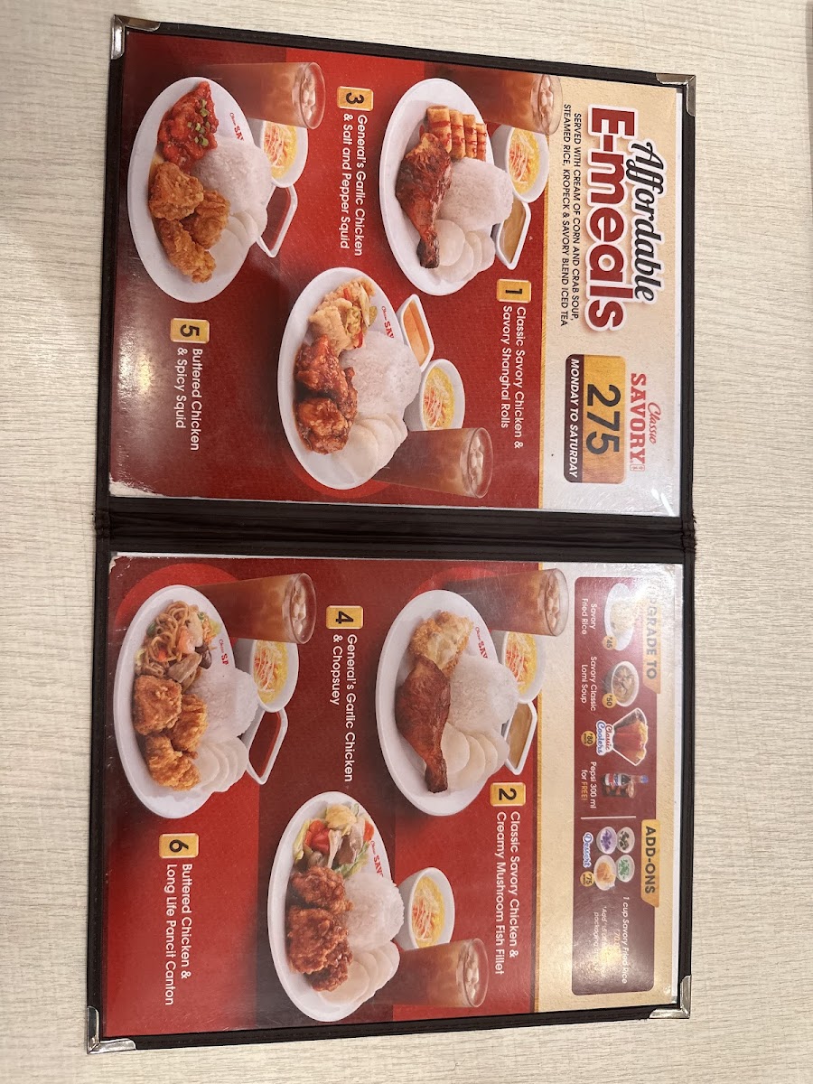 Classic Savory Gmall Photo Menu 6