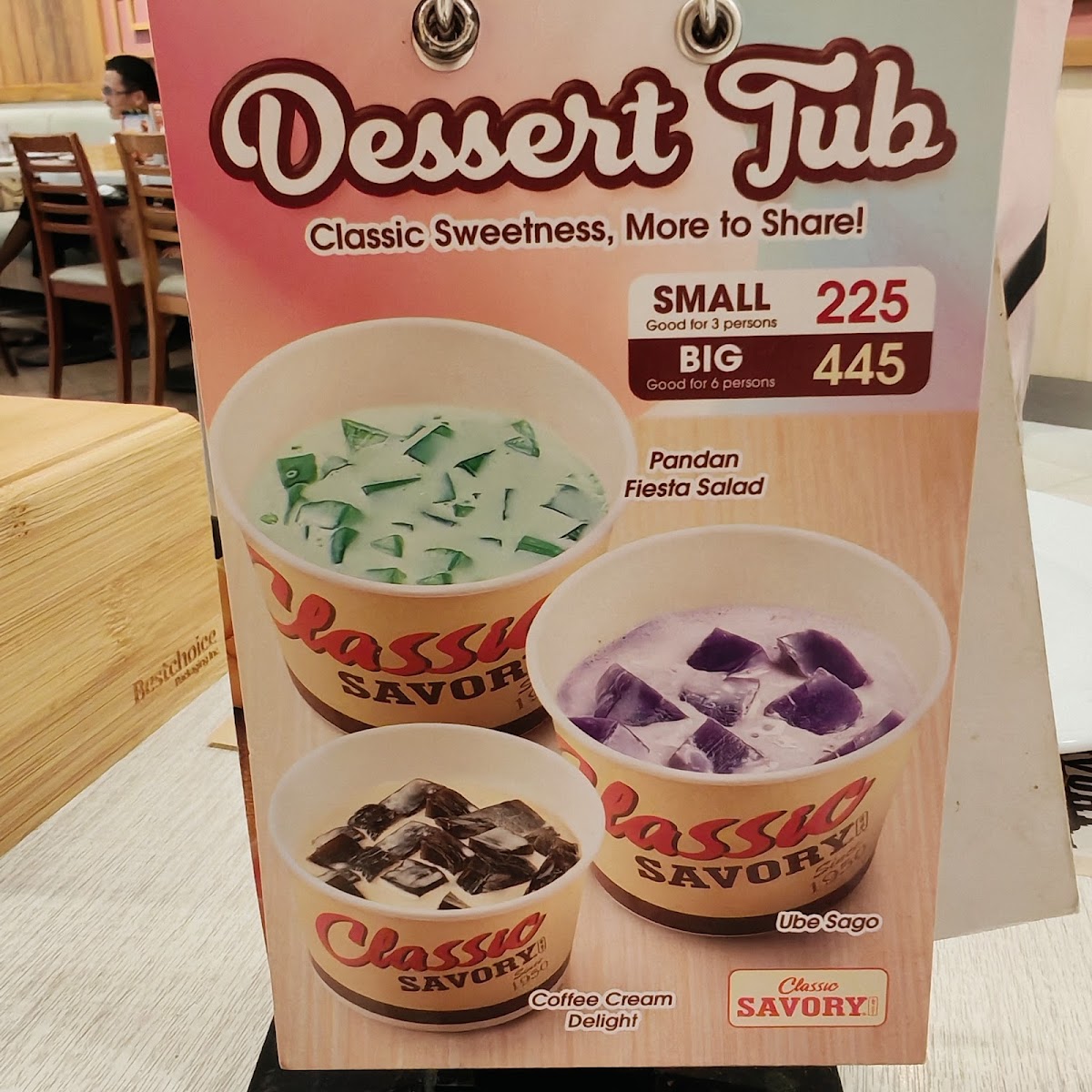 Classic Savory Gmall Photo Menu 8