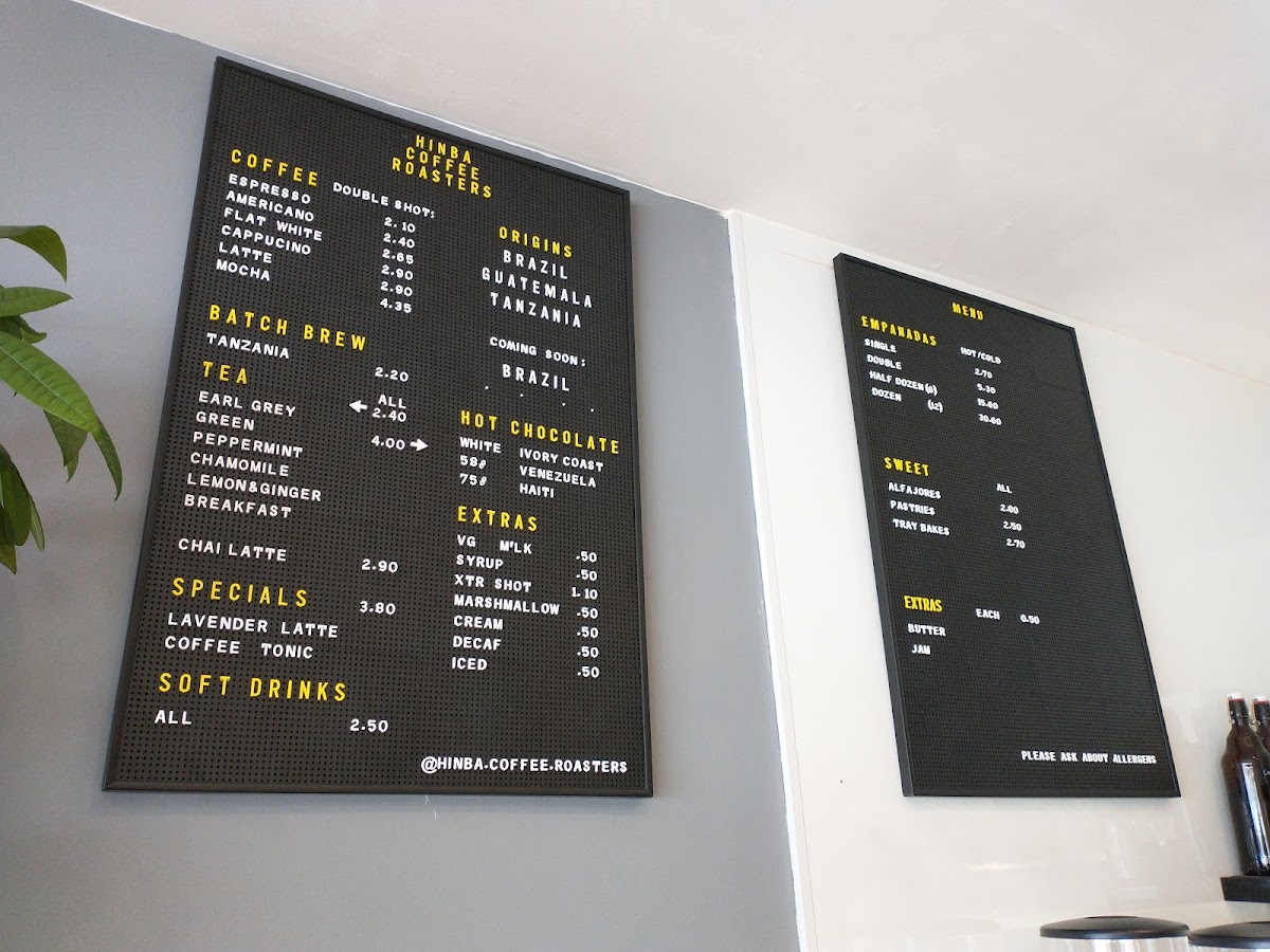 Hinba Speciality Coffee Photo Menu 4